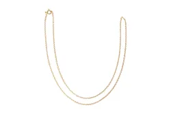 Rayher Gliederkette Metall | 60 cm | 2 × 3 mm