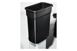 Rotho Abfalleimer Selecto Schwarz | 61 × 49 × 29 cm | 55 l