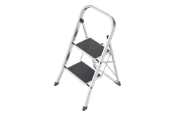 Hailo, Hailo K70 4392-801 Aluminium Klapptritt klappbar Arbeitshöhe (max.): 2.25 m Silber, Schwarz 3.3 kg