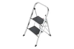 Hailo K70 4392-801 Aluminium Klapptritt klappbar Arbeitshöhe (max.): 2.25 m Silber, Schwarz 3.3 kg