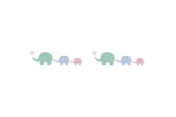 Rayher Washi Tape Elefantenfamilie | 15 mm × 10 m