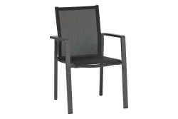 Home and More Stapelstuhl Stettin Anthrazit | 83 × 57 × 60