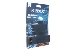Klixx Kennzeichenhalter Schwarz | 15 × 2.5 cm