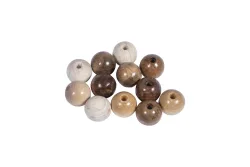 Rayher Holzperlen-Mischung FSC 100% | 12 mm | 32 Stück