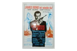 Münder Email Blechschild James Bond Liebesgrüsse aus Moskau | 15 × 10 cm