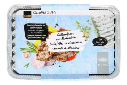Coop Grillschalen Alu 34cmx23cm 10 Stück