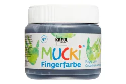 Kreul Mucki Fingerfarbe Schwarz | 150 ml