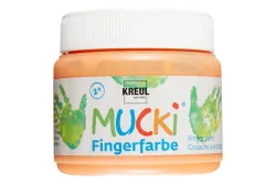 Kreul Mucki Fingerfarbe Orange | 150 ml