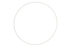 Glorex Metallring Weiss | 25 cm
