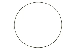Glorex Metallring Schwarz | ⌀ 50 cm