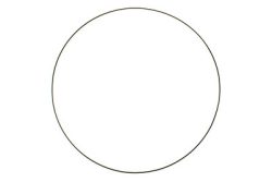 Glorex Metallring Schwarz | ⌀ 45 cm