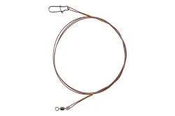 Stucki Fishing Steel Leader with Swivel/Snap 7x7 30cm 3Stk.- Stahlvorfach
