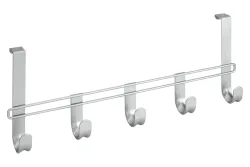 Metaltex Türhängeleiste mit 5 Haken | 42 × 16 × 4 cm