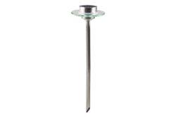 Paulmann 93764 Ufo Solar-Gartenleuchte 0.2 W Warmweiß Edelstahl, Klar