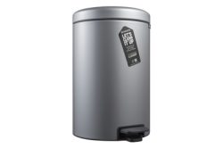 Brabantia-New Icon Tretabfalleimer 20L, Metallic Grey