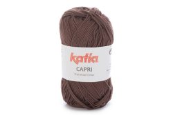 Katia Baumwollgarn Capri Kaffeebraun | 50 g