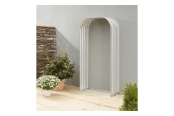 Vitavia Kaminholzregal Ardor Silber | 200 × 40 × 99 cm