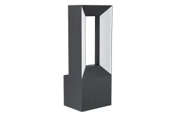 Eglo LED Aussenwandleuchte Riforana Schwarz-Weiss | 29 × 11 × 8.5 cm