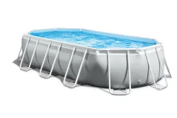 Intex Aufstellpool Prism Frame Oval | 503 x 274 cm | 13365 l
