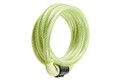 Masterlock Spiralkabelschloss mit Voreingestelltem Zahlenschloss Pastellgrün | ⌀ 8 mm × 1.2 m