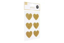 NEUTRAL Sticker, Herz gold, MAA4087.52 4 Bl., Set II