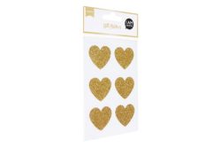 NEUTRAL Sticker, Herz gold, MAA4087.52 4 Bl., Set II
