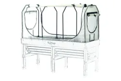 Vegtrug Multi Cover Set mit Rahmen Weiss | 180 × 83 × 78 cm