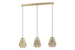 Eglo Hängeleuchte Stype Gold | 3 × E27 | 40 W