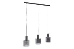 Eglo Pendelleuchte Gorosiba Schwarz | 120 W | 85 × 15 × 110 cm