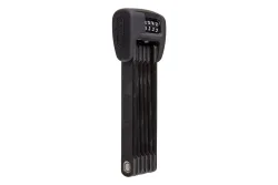 Abus Faltschloss Bordo Combo 6000C/90 LED Code mit Halter SH 6000/90 - schwarz