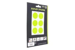 Fasi Reflex-Sticker Kreise Gelb | 3 cm | 6 Stück
