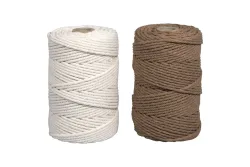 Rayher Makramee-Garn-Set | ⌀ 2.2 mm | 2 × 200 g