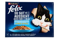 Felix so gut wie Katzenfutter in Gelee Fisch 12x85g