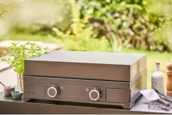 Forge Adour Modern 60 Deckel für Plancha – Grillabdeckung/Grill Abdeckhaube – schwarz