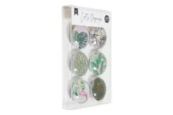 I AM CREATIVE Magnet Natur Let`s Organize MAA4035.61 Glas, 3x1cm 6 St&uuml;ck