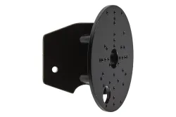 Eckmontage für Wandlampe Schwarz | 5 × 11 cm