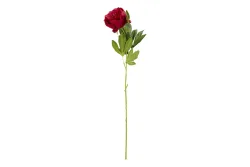 Mica Künstliche Pfingstrose Rot | 76 cm