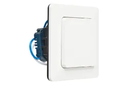Max Hauri Drucktaster mit Universaldimmer Weiss