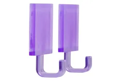 Klebehaken Transparent Violett