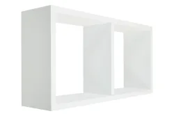 Dekoregal Cube Yasmine Weiss | 59 × 30 × 15 cm