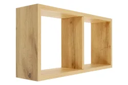 Dekoregal Cube Yasmine Eiche | 30 × 59 × 15 cm