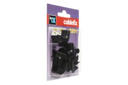 cablefix 3210_schwarz Kabelkanal Stoß-Stellenverbindung 10 St. Schwarz