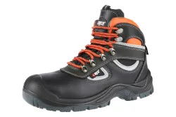 Ayce Arbeitsschuhe High S3 | Grau-Schwarz-Rot | 45