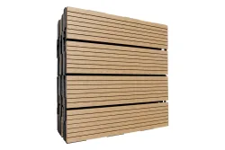 Mood Klickfliese HPC Solid Teak | 30 × 30 cm | 6 Stück | 0.54 m2
