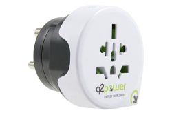 Q2 Power 1.100240 Reiseadapter Welt nach Indien