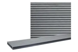 Terrassendiele HPC Silver Grey | 2200 × 160 × 25 mm
