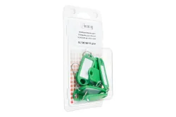 Schlüsseletikett Farbig Grün | 7 cm