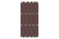 Halbelement Classic HPC Brown 180x90cm