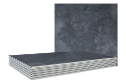 Mood Vinylboden S-Core® Quiet Travertin Anthrazit | 5 mm | 600 x 308 mm