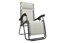 Home and More Relaxstuhl Sevilla Hellgrau | 114 × 67 × 67 cm
